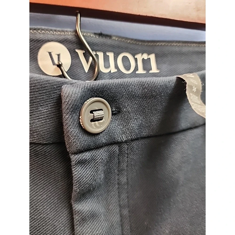 Vuori Mens 36 ' The Rise The Shine' Zip-fly Pant  Charcoal